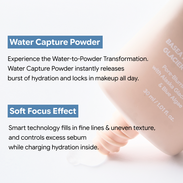BASEA Pore Blur Alaska Glacier Water Prep Primer