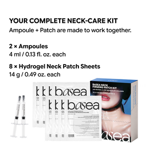 BASEA Neck Firming Patch Kit with Retinal & Low-Molecular Collagen